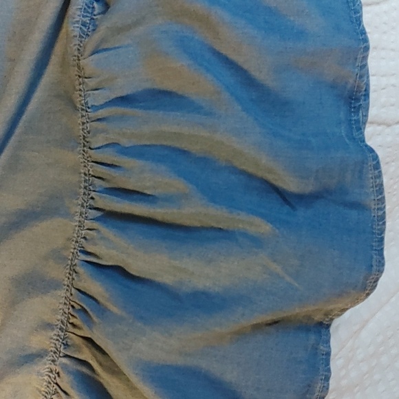 NWT Women's DC Jeans Bohemian/ Western Ruffled Denim Look Skirt - Picture 7 of 9